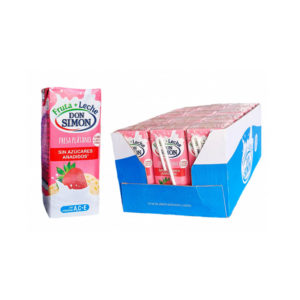 Fruta + leche sabor fresa plátano Don Simon
