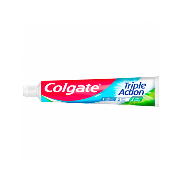 Pasta de dientes triple acción sabor menta intenso Colgate (12 x 75 ml) - Imagen 3