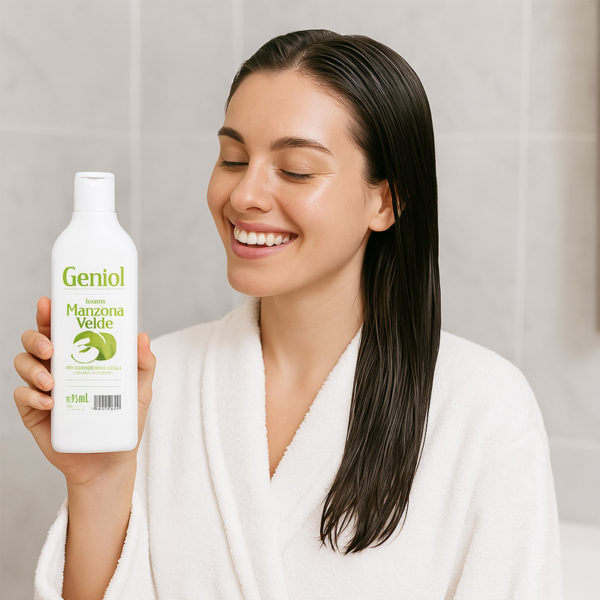Champú manzana verde Geniol (750 ml) - Imagen 3