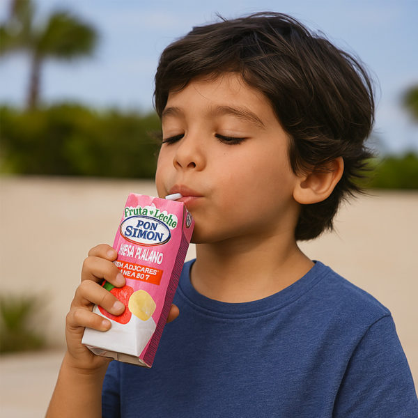 Fruta + leche sabor fresa plátano Don Simon - Imagen 2