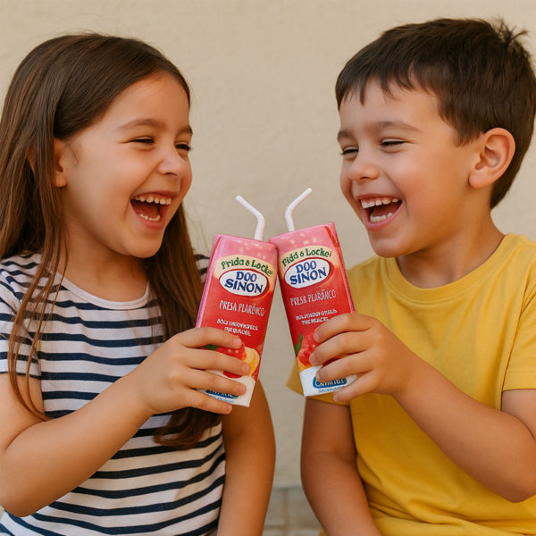 Fruta + leche sabor fresa plátano Don Simon - Imagen 3