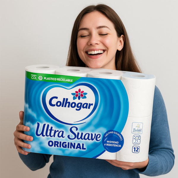 Papel sanitario Colhogar (12 U) - Imagen 3