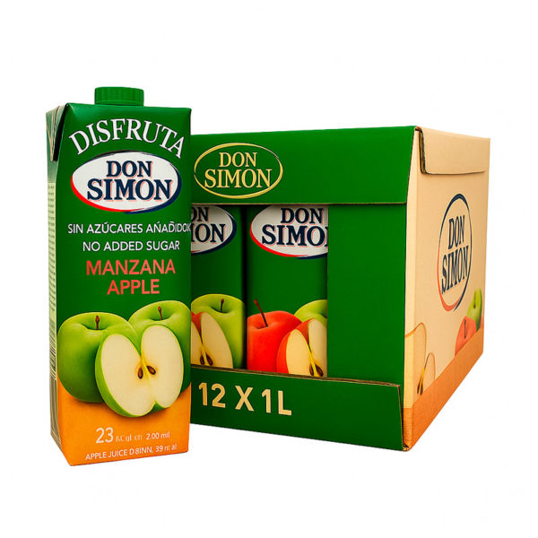 Jugo de manzana Don Simon (12 x 1 L)